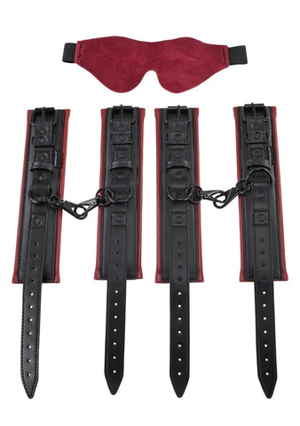 Saffron Under The Bed Restraint System With Adjustable Cuffs > Bondage Gear > Bed Restraints