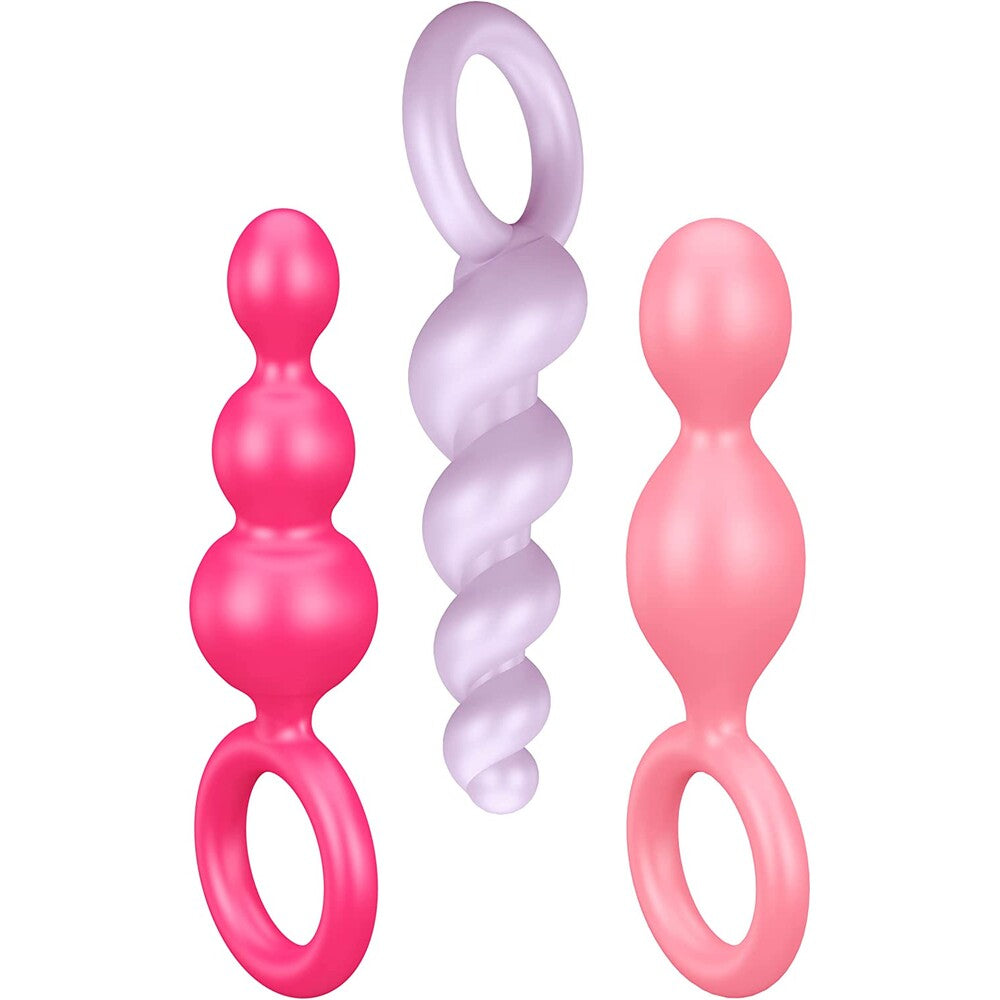 Satisfyer Booty Call Set of 3 Flexible 5.5 Inch Anal Plugs > Anal Range > Anal Beads Main image