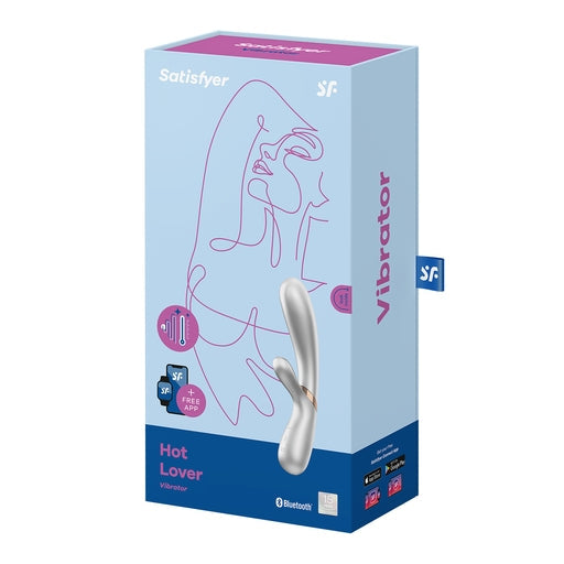 Satisfyer Hot Lover Warming Dual-Stim Vibrator Silver