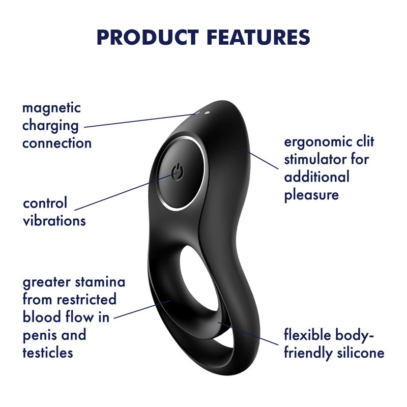 Satisfyer Legendary Duo – Double Vibrating Silicone Cockring > Sex Toys > Couples Toys