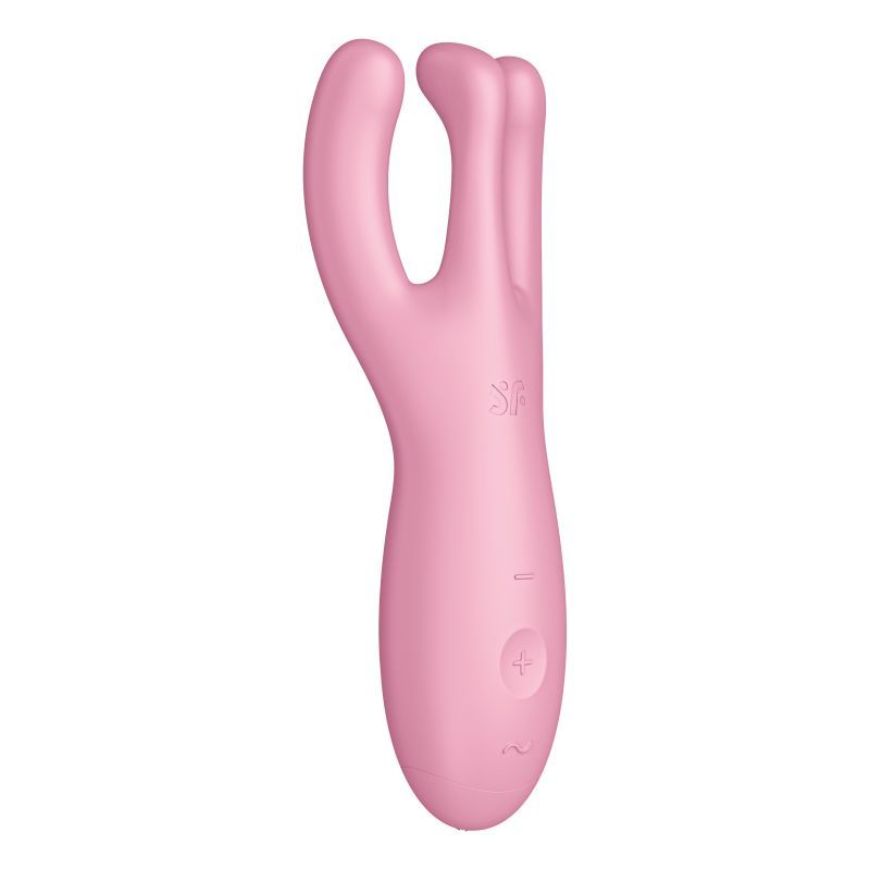 Satisfyer Threesome 4 Connect – App-Controlled Flexible Clitoral and Labia Vibrator > Sex Toys > Couples Toys