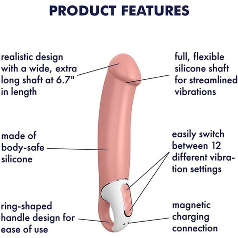 Satisfyer Vibes Master Nature Vibrator > Vibrators > Realistic Vibrators