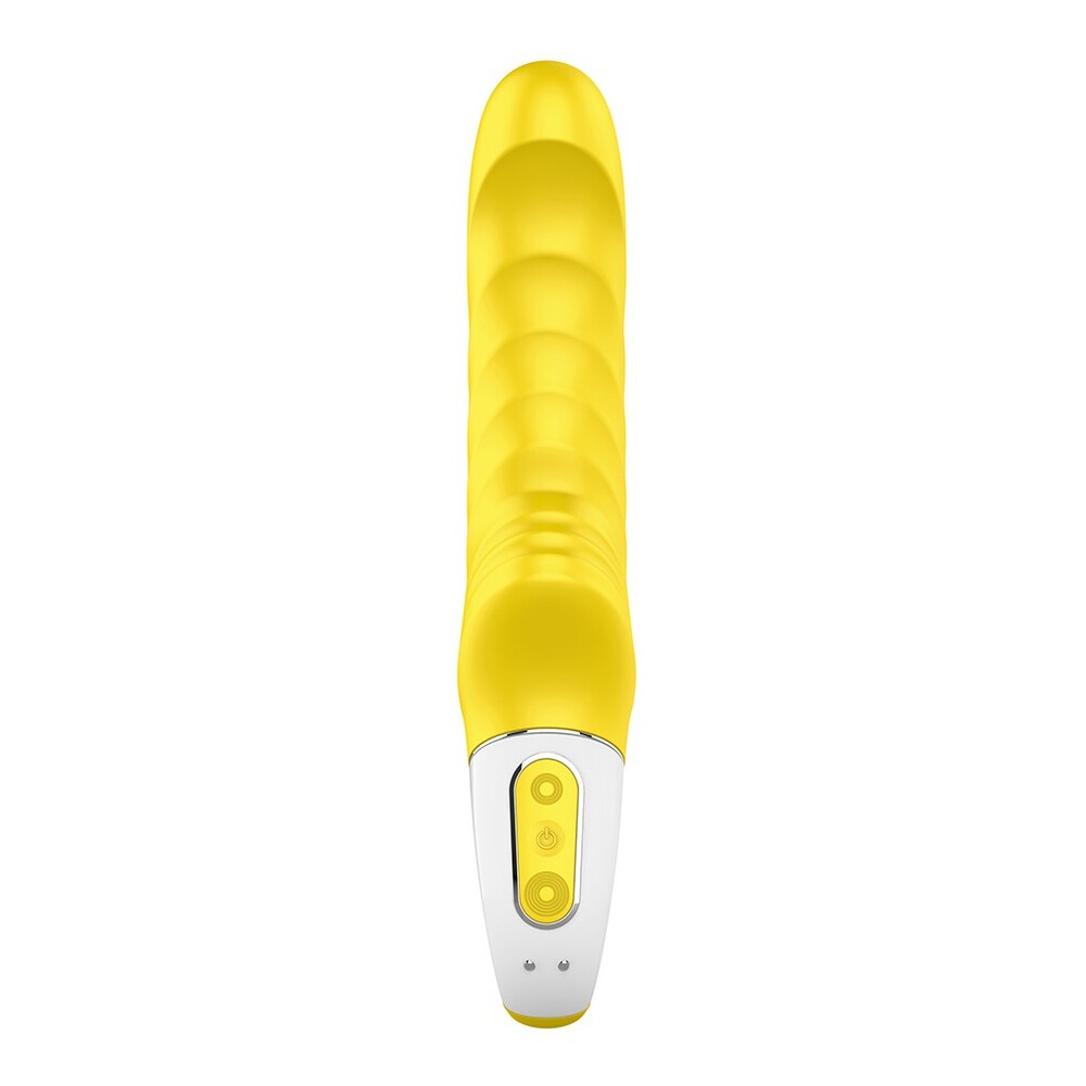Satisfyer Yummy Sunshine G Spot Silicone Vibrator – Curved G Spot Vibrator > Sex Toys For Ladies > G-Spot Vibrators
