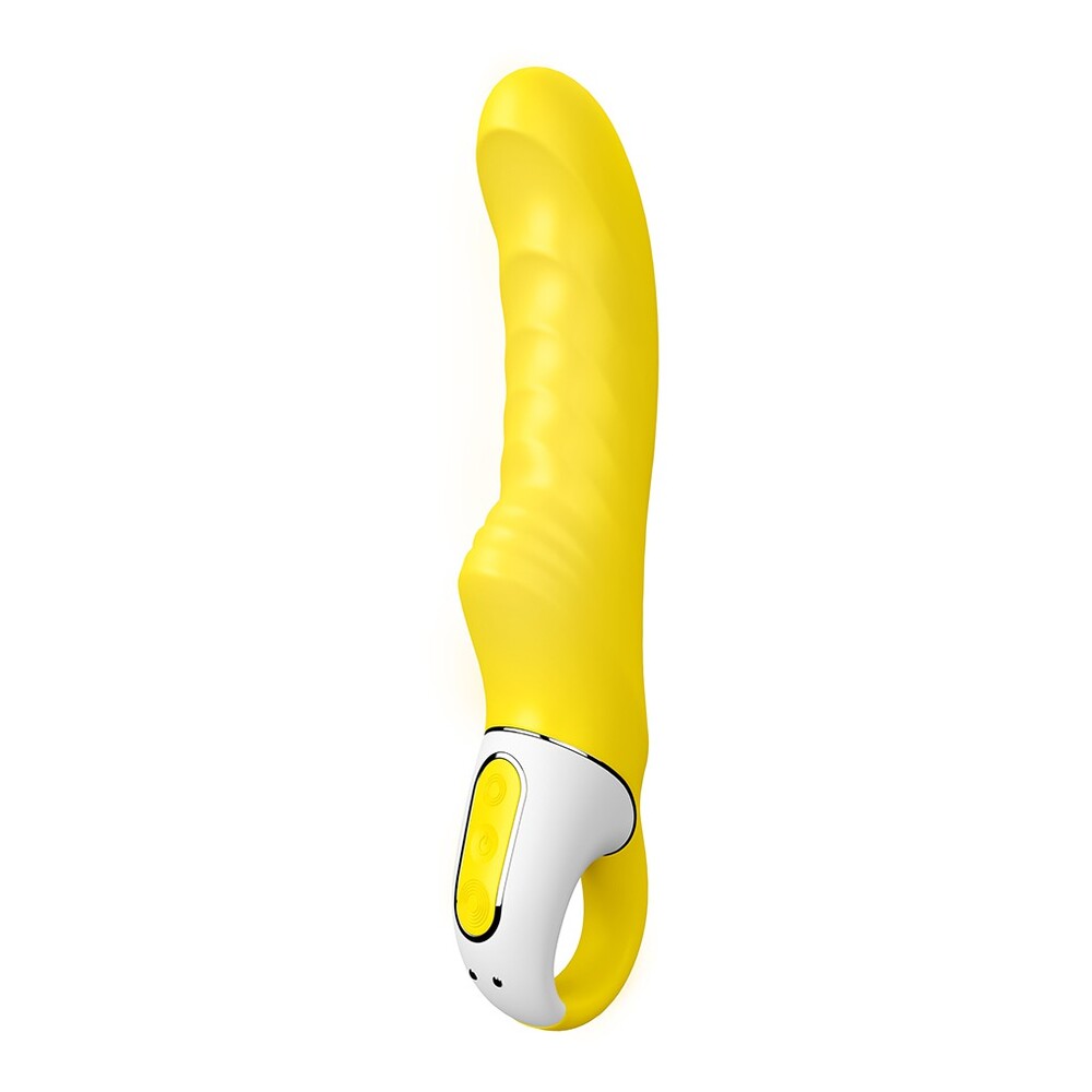 Satisfyer Yummy Sunshine G Spot Silicone Vibrator – Curved G Spot Vibrator > Sex Toys For Ladies > G-Spot Vibrators