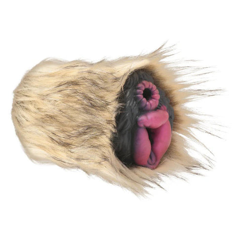 Savage She-Wolf Silicone Stroker for Adult Male Pleasure Brown Strokers - Fantasy