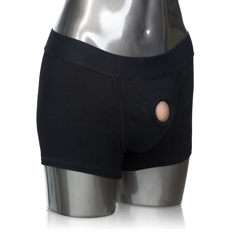 Packer Gear Black Boxer Brief Harness Comfortable Support XL Harnesses & Strap-Ons