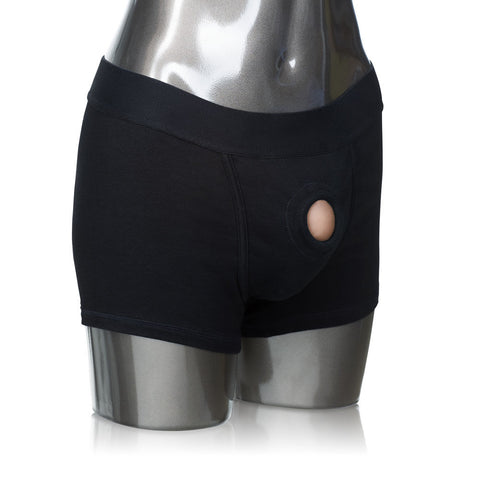 Packer Gear Black Boxer Brief Harness Comfortable Support XL Harnesses & Strap-Ons