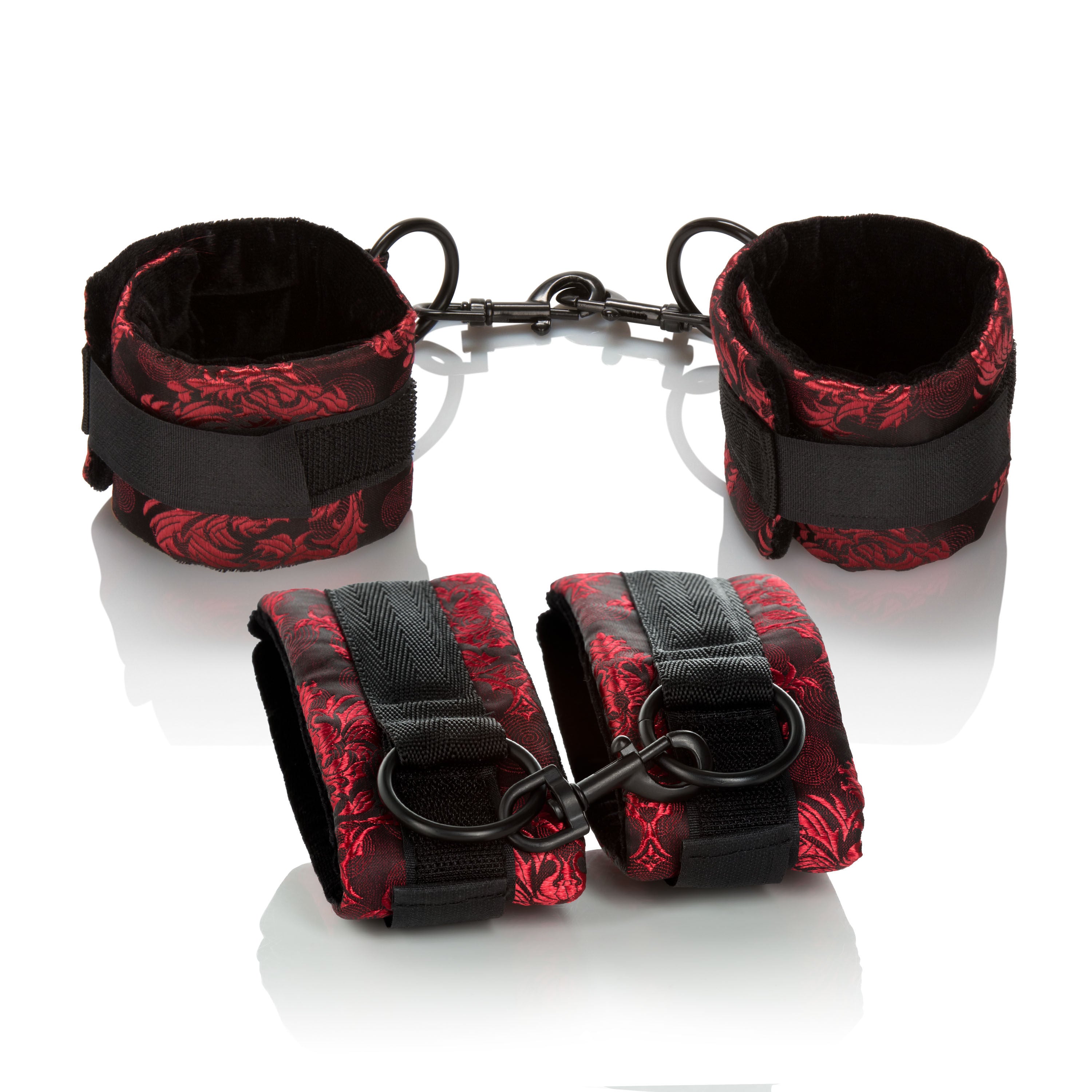 CalExotics Scandal Universal Cuff Set – Adjustable Wrist and Ankle Restraints Secondary image