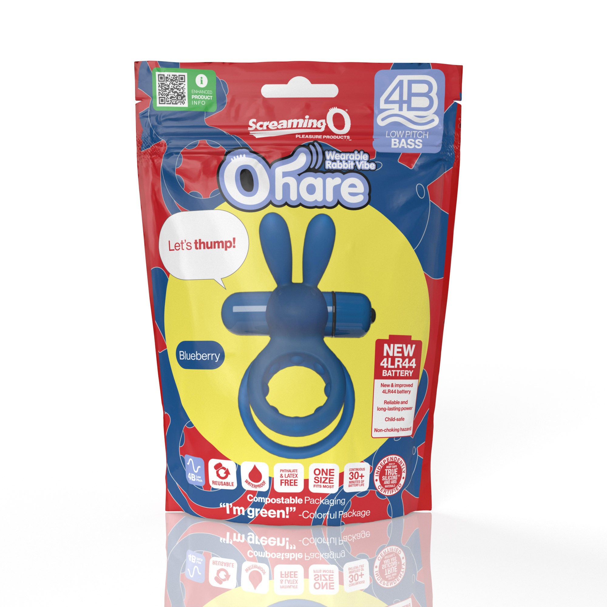 Screaming O 4B Ohare Blueberry – Deep Bass Vibrations Cock Rings Vibrating