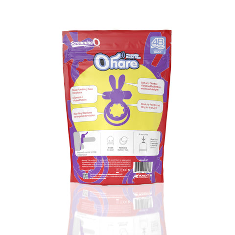 Screaming O 4B Ohare Grape – Deep Bass Vibrations Cock Rings Vibrating