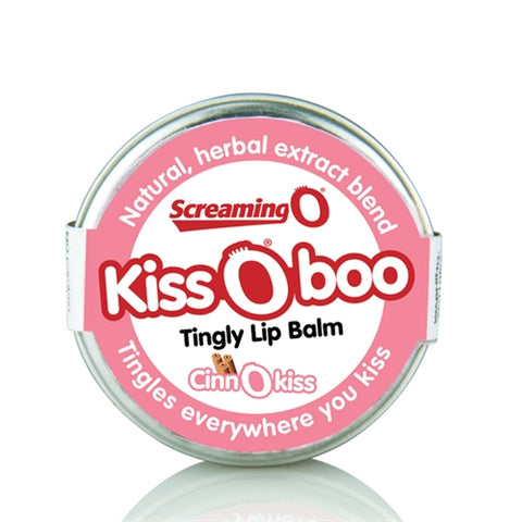 Screaming O KissOboo Cinnamon Tingly Edible Intimacy Balm Nipple Stimulators