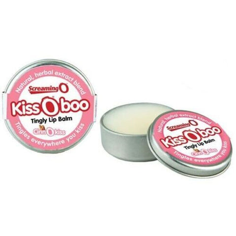 Screaming O KissOboo Cinnamon Tingly Edible Intimacy Balm Nipple Stimulators