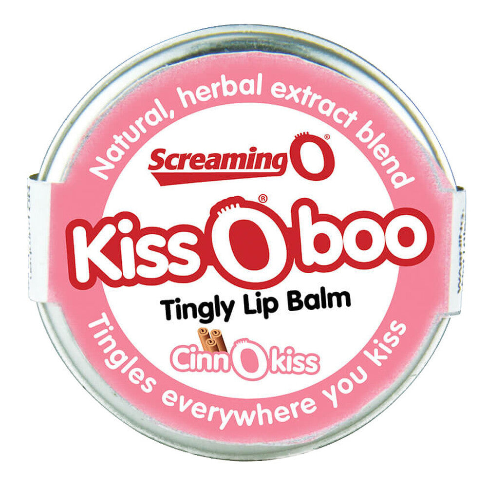 Screaming O KissOboo Cinnamon Tingly Edible Intimacy Balm Nipple Stimulators