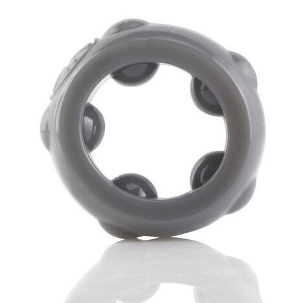 Ringo Ranglers Cannonball – Stretch Silicone Cock Ring with Firm Pleasure Balls > Cock Ring > Single Main image