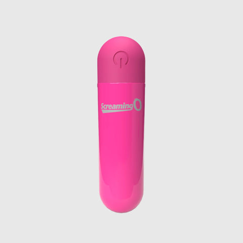 Screaming O Rechargeable Bullets Pink Compact Waterproof Mini Vibrator BULLETS
