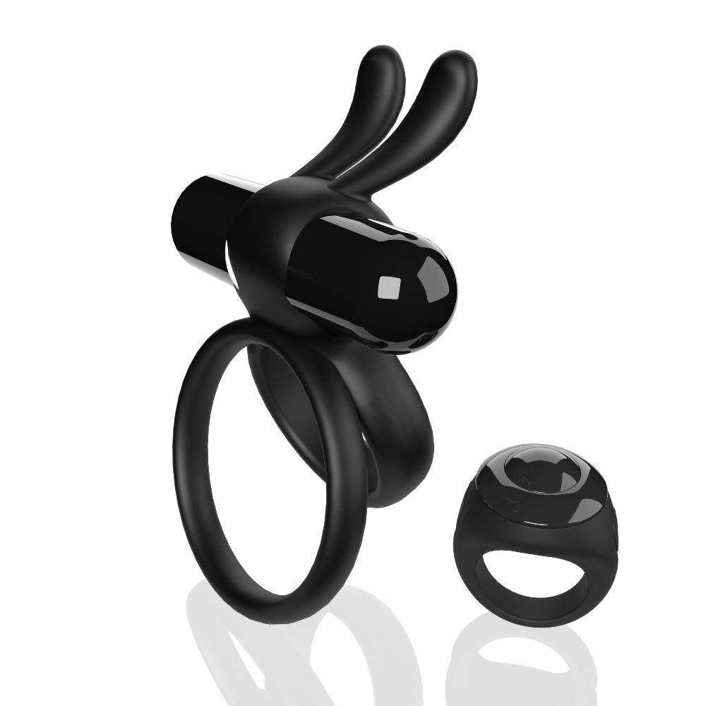 Screaming O Remote Controlled Ohare XL Vibrating Ring Black – Powerful Remote-Controlled Stimulation Cock Rings Vibrating