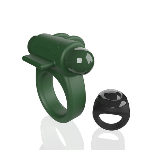 Screaming O Remote Controlled Switch Vibrating Ring Green – Dual-Purpose Deep Rumbling Vibrations Cock Rings Vibrating