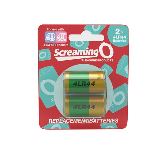 Screaming O Replacement 4LR44 Batteries 2 Pack for Vibrators Batteries