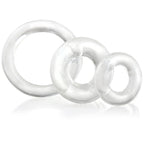 Screaming O RingO X3 Mixed Pack Cock Rings – 3-Pack Different Styles and Tensions Clear > Cock Ring > Sets