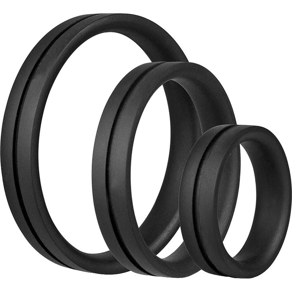 Screaming O Ringo Pro X3 – Silicone Stretchy Trio Pack Cock Rings > Cock Ring > Sets