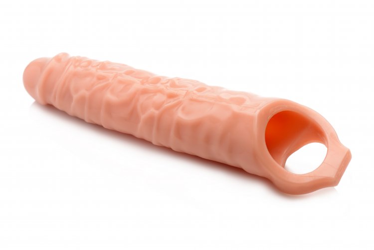 Size Matters 3 Inch Flesh Penis Extender Sleeve > Sex Toys For Men > Penis Sleeves