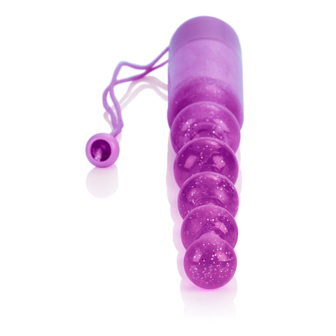 CalExotics Pink Vibrating Pleasure Beads with Beaded Shaft > Anal Range > Anal Beads