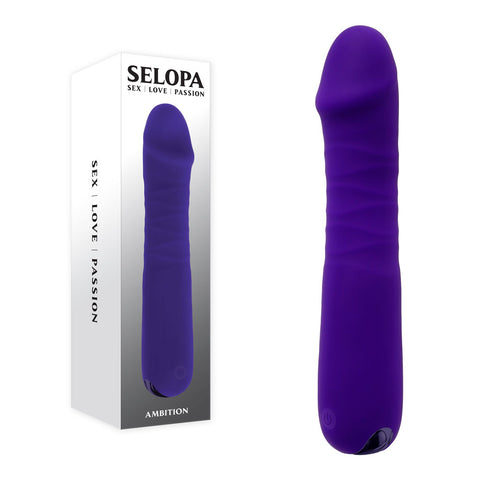 Selopa Ambition - 17 cm Usb Rechargeable Thrusting Vibrator Vibrators