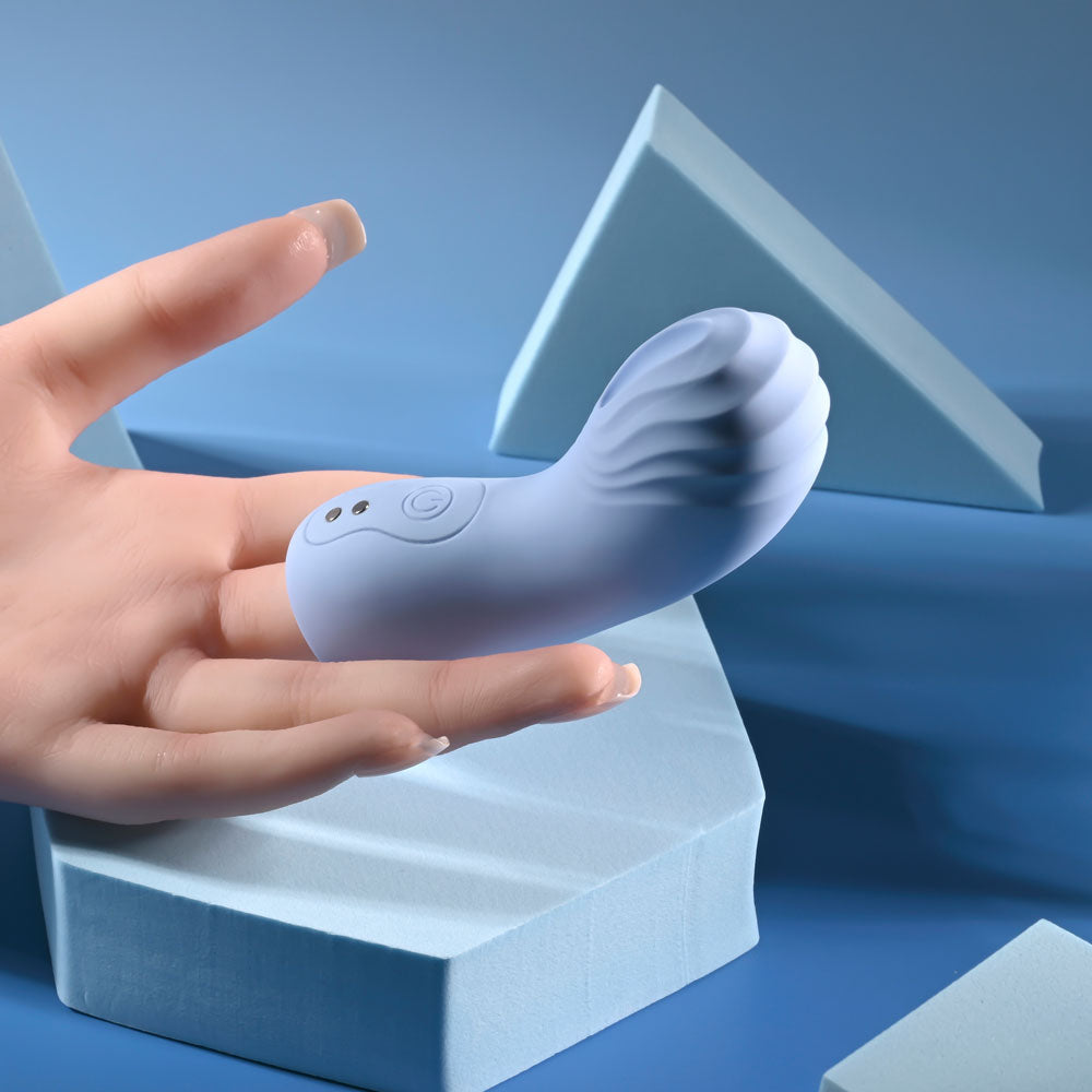 Selopa Good Point Hollow Vibrating Finger Stimulator Black > Vibrators > Finger Vibrators