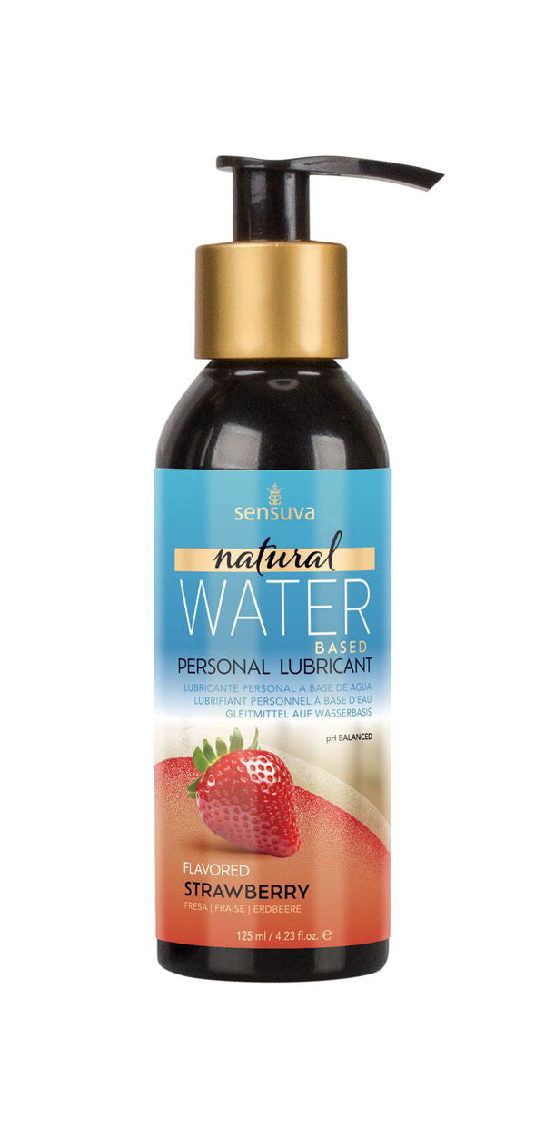 Sensuva Natural Water-Based Personal Lubricant Orange Creamsicle Flavoured Lube
