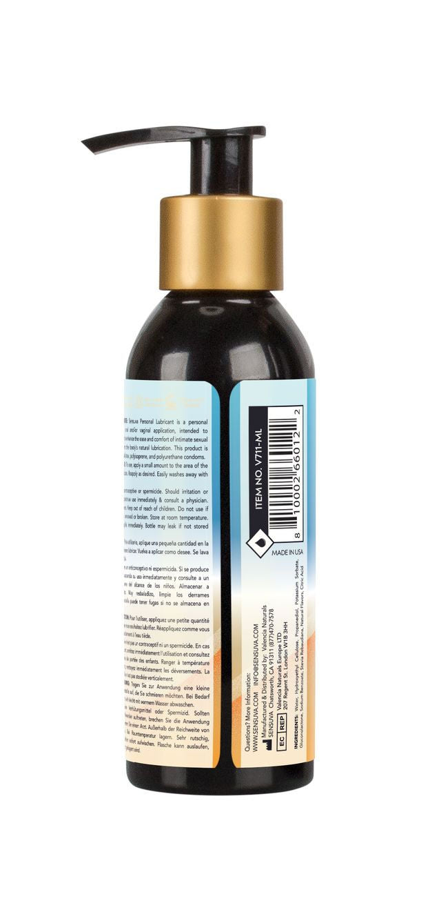 Sensuva Natural Water-Based Personal Lubricant Orange Creamsicle 125ml Secondary image