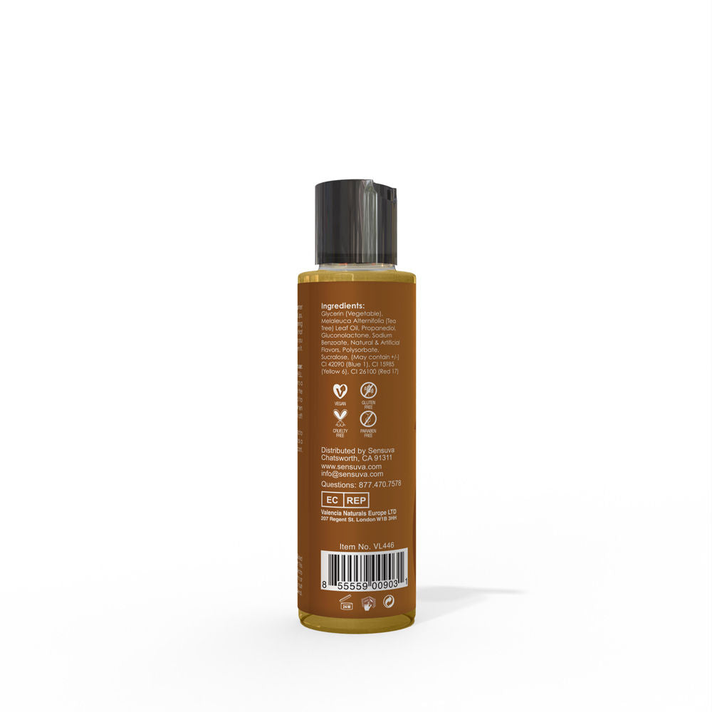 Sensuva Sizzle Lips Salted Caramel Warming Edible Gel 125ml > Lube > Flavoured