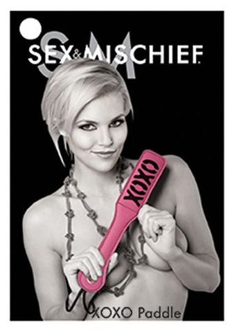 Sex And Mischief Pink Soft Vinyl Paddle For Adult Intimacy Whips & Paddles