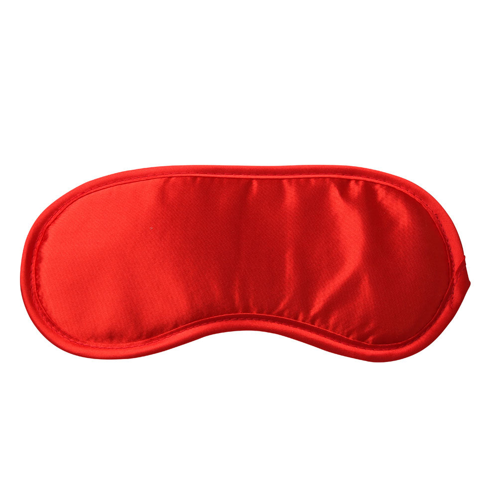 Sex & Mischief Satin Blindfold - Red Comfort Fit Design > Bondage Gear > Blindfolds
