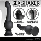Sex Shaker Silicone Stimulator with Shaking Modes Black Toy > Vibrators > Unconventional