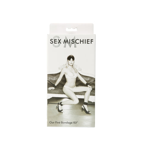 Sex and Mischief Bondage Kit for Beginners with Blindfold Black > Bondage Gear > Bondage Kits