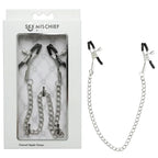 Sex and Mischief Chained Nipple Clamps – Adjustable Rubber-Tipped Nipple Clamps > Sex Toys > Nipple Clamps
