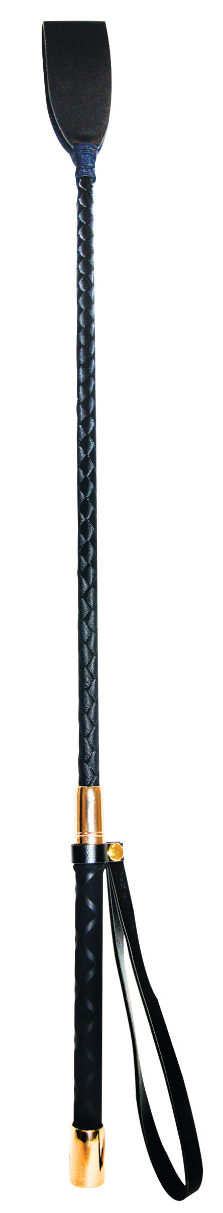 Sex and Mischief Please Crop Faux Leather Crop with Rose Gold > Bondage Gear > Whips