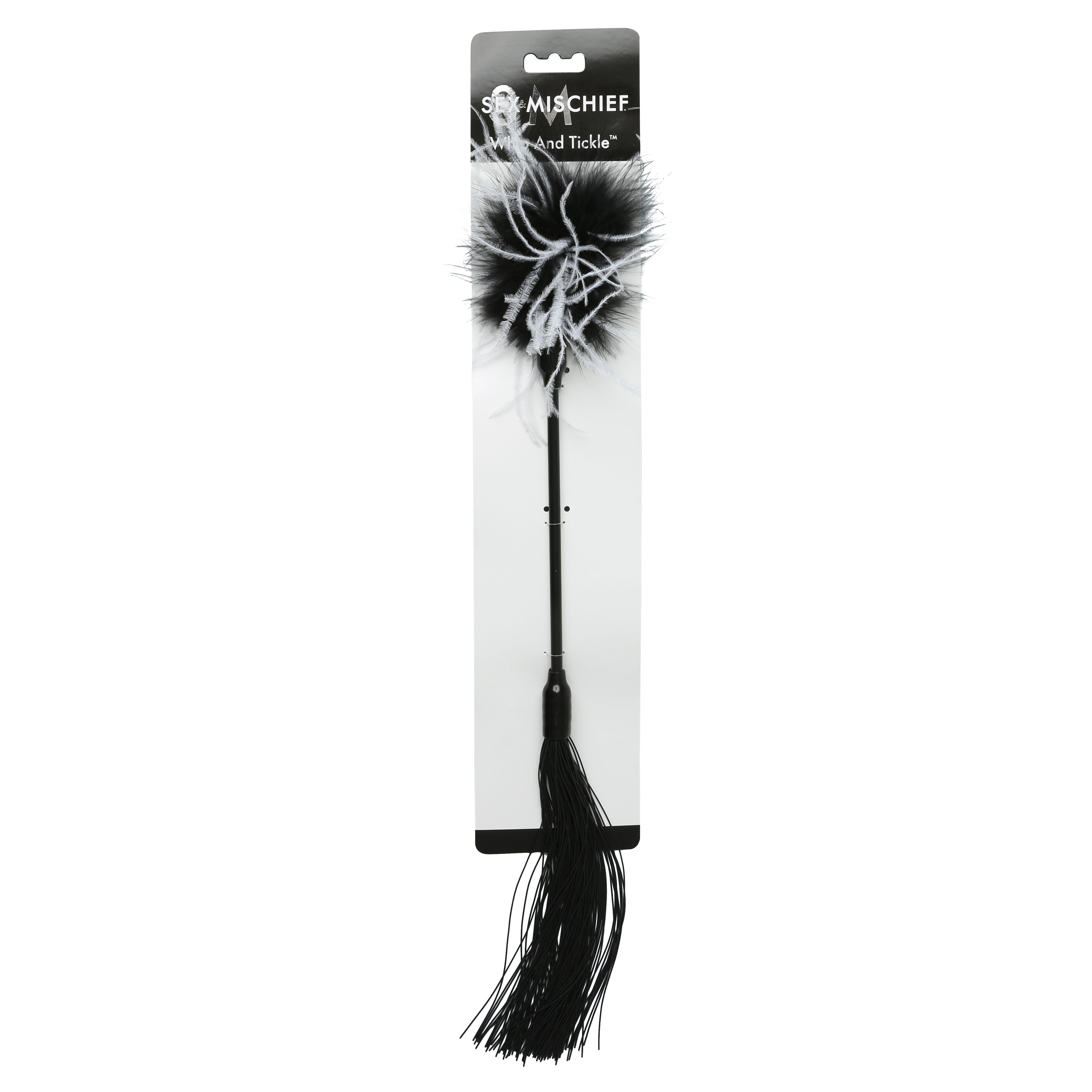 Sex and Mischief Whip and Feather Tickler for Adult Intimacy Whips & Paddles