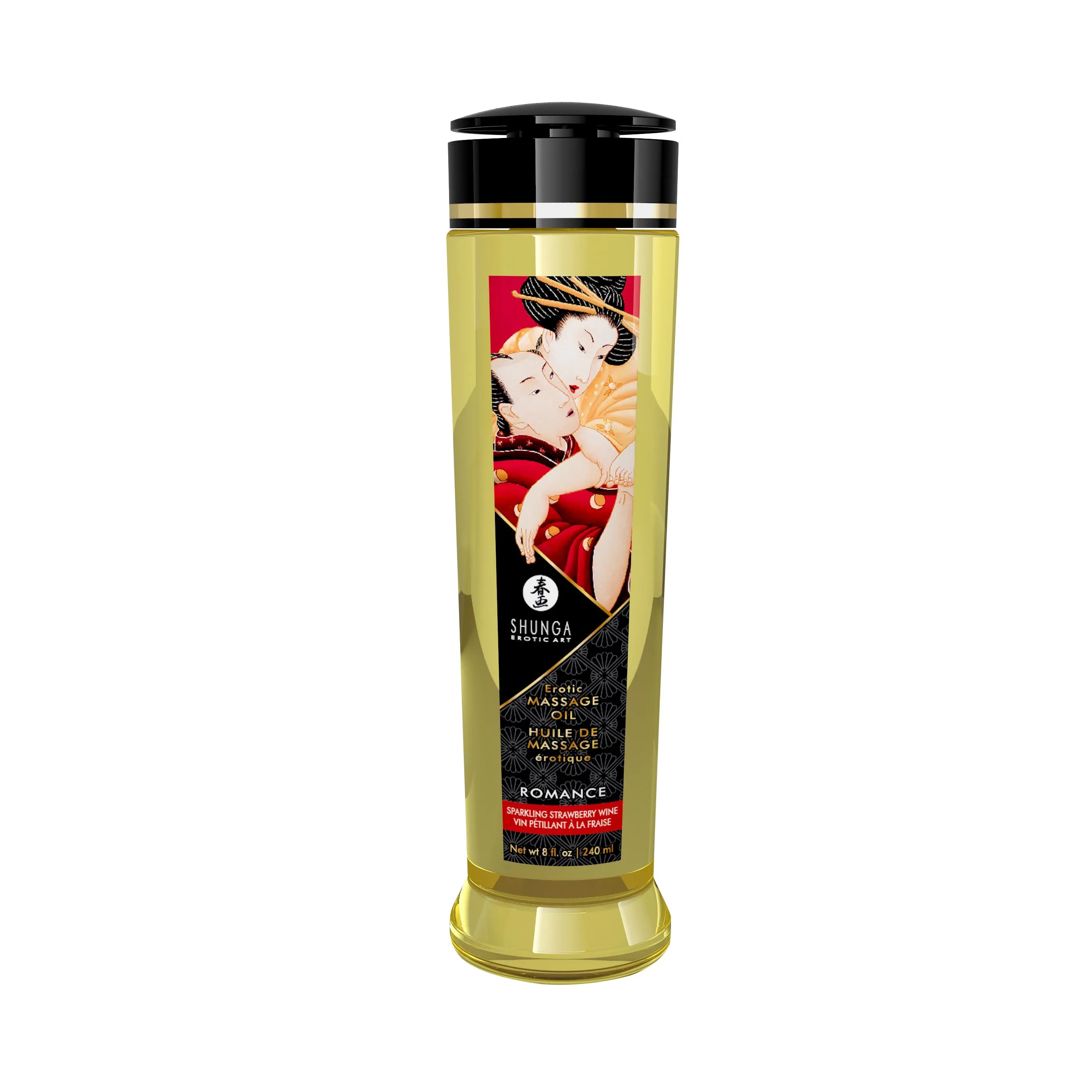 Romance Sparkling Strawberry Wine – Erotic Massage Oil 8 Fl Oz > Essentials > Massage Oil