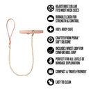 Temptasia Ardor – Adjustable Silicone Collar and Leash Set > Bondage Gear > Collars & Leashes