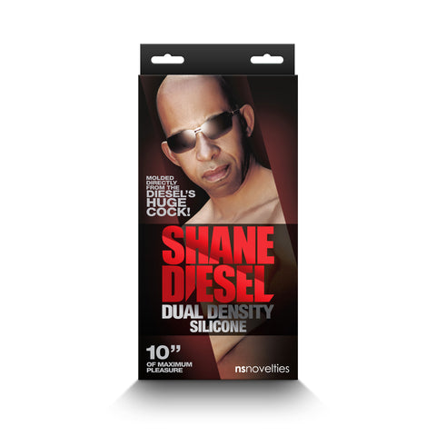 Shane Diesel Dual Density Realistic Silicone Dildo Brown 10 Inch Dongs Realistic
