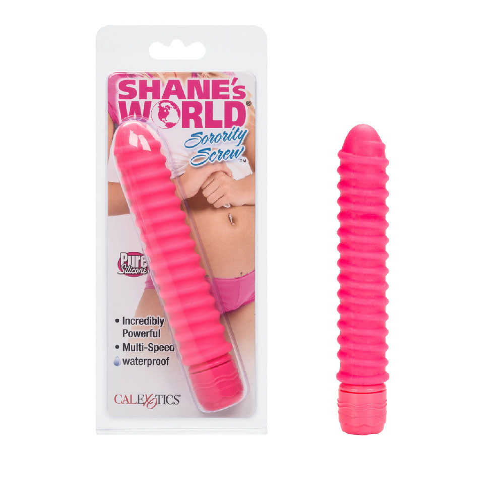 Shanes World Sorority Screw Pink Petite Multi-Speed Vibrator Vibrators