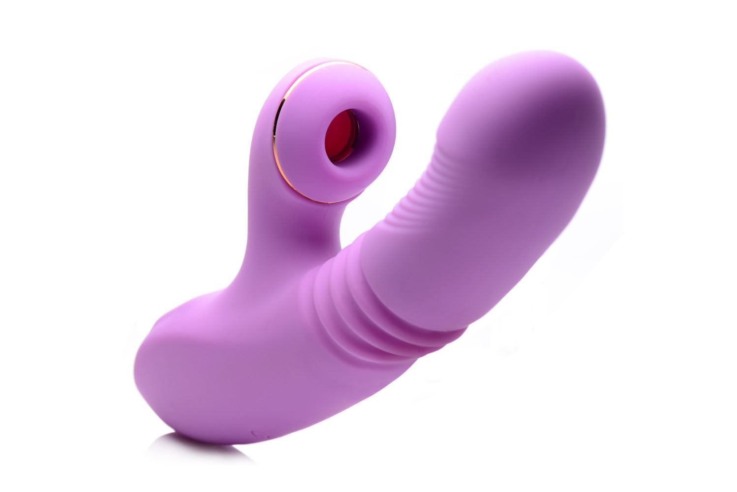 Shegasm Thrusting Suction Rabbit (Purple) – Rechargeable Rabbit Vibrator VIBRATORS-RABBIT