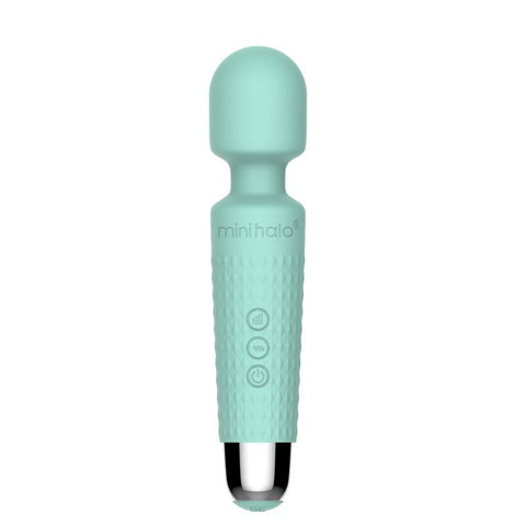Shibari Mini Halo Wireless 20X Minty Green Massage Wand Electric Massager