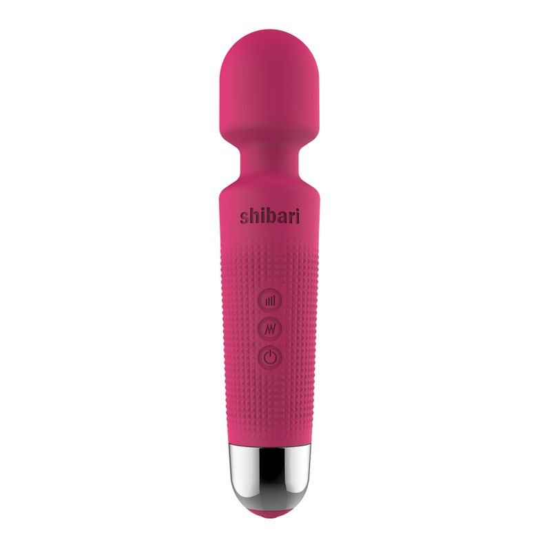Shibari Mini Wand Halo (Pink) – Rechargeable Powerful Wand Electric Massager