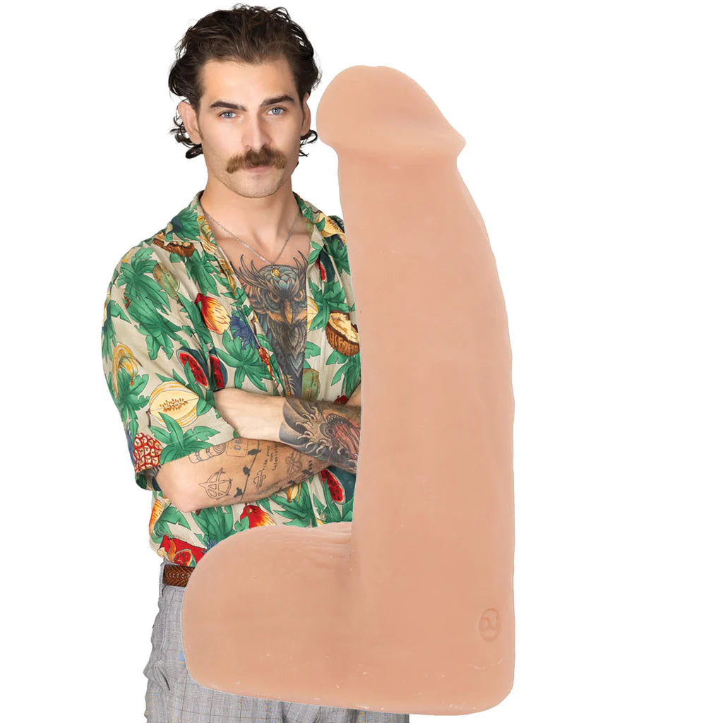 Signature Cocks The Flesh Mechanic 7.5 Inch Dual Density ULTRASKYN Cock with Removable Vac-U-Lock Suction Cup > Dildos > Realistic Dildos Main image