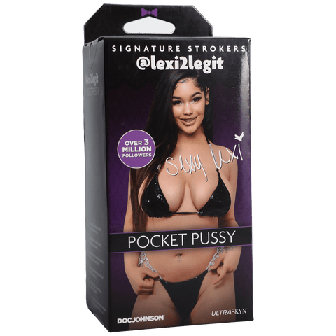 Signature Strokers Girls of Social Media Lexi2Legit – Ultraskyn Pocket Pussy Strokers - Celebrity