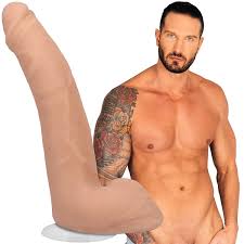 Signature Cocks Quinton James 9.5 Inch Dual Density Ultraskyn Cock with Removable Vac-U-Lock Suction Cup Dongs Celebrity