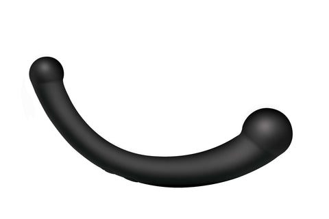 Silicone Dual Ended Vibrating Dildo for G-Spot and P-Spot Play Dongs Neutral