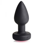 Silicone Pink Gem Anal Plug (Small) – Remote-Controlled Vibrating Anal Plug > Anal Range > Jewel Butt Plugs